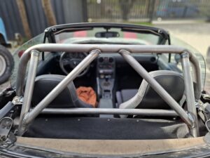 Miata puslankiai street race slalomas